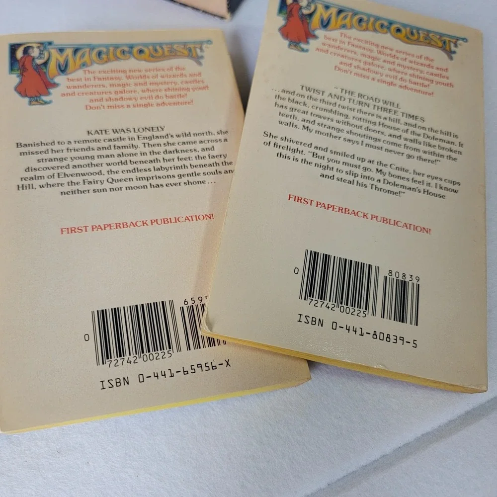 Vintage MagicQuest Box Set Wizards & Wanderers 1984 Paperbacks All 1st Run Rare